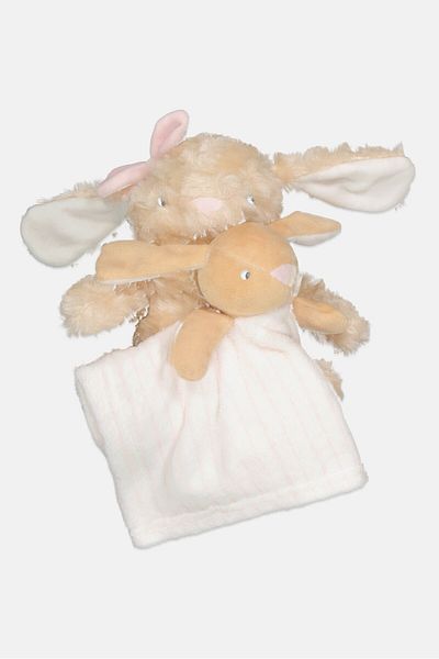 Snuggle Tots Baby Bunny Plush Toy And Comforter Set