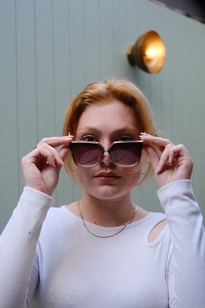 BAPPİR New Season Bone Model Luxury Women's Sunglasses