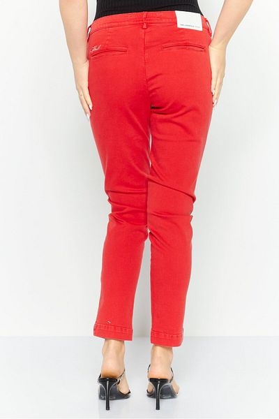 Karl Lagerfeld Women Regular Fit Wash Stretchable Denim, Red
