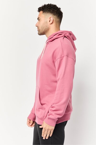 adidas Men Sportswear Fit Long Sleeves Running Sweatshirt, Dark Pink