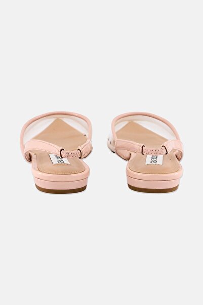 Steve Madden Women Josey-V Slingback Flats, Peach