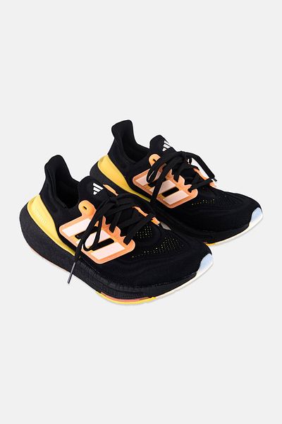 adidas Kids Boy Ultraboost Light Lace Up Training Shoes, Black