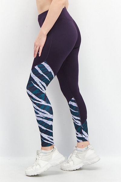 Asics Women Tight Fit Running Leggings, Purple Combo