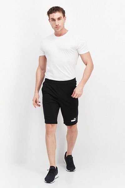 Puma شورت تدريب رياضي للرجال، أسود