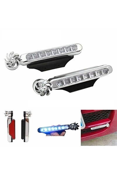 ASTRA LED 2 Adet Rüzgar Enerjisi Ile Çalışan Led Far Lambası Beyaz