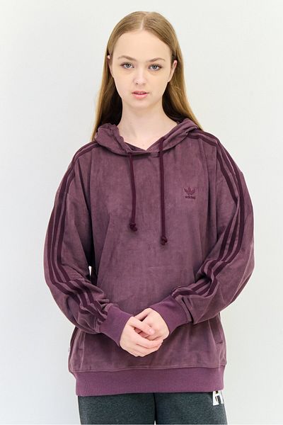 adidas Women Sportswear Fit Long Sleeve Training Hoodies, Dark Mauve