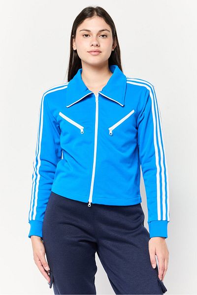 adidas Women Sportswear Fit Long Sleeves Training Sweatshirt, Blue
