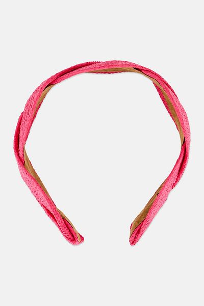 Orly Fashion Accessories Kids Girl Textured Hair Bow, Pink
