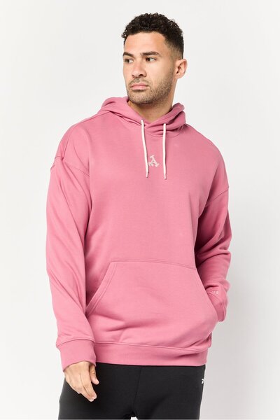 adidas Men Sportswear Fit Long Sleeves Running Sweatshirt, Dark Pink