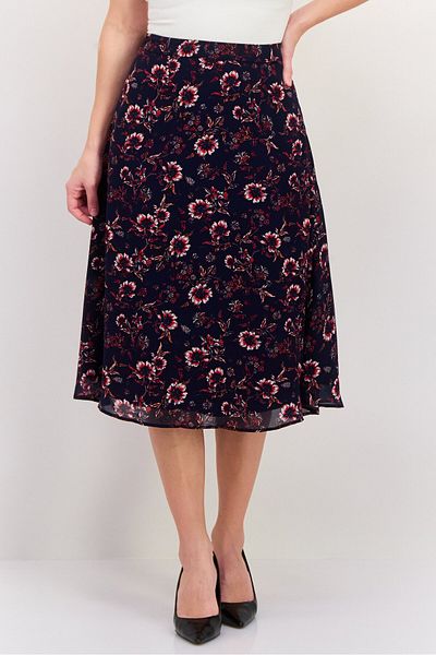 Tommy Hilfiger Women Floral Print Mini Dress, Navy Combo