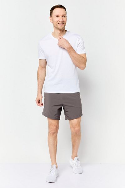 adidas Men Sportswear Fit Basketball Shorts, Stone Grey