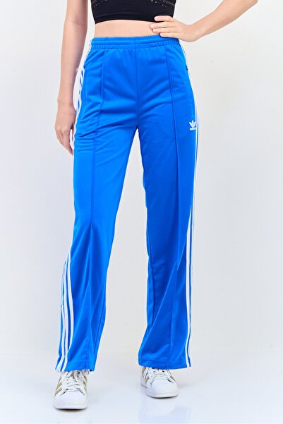 adidas بنطال رياضي رياضي نسائي برباط، أزرق