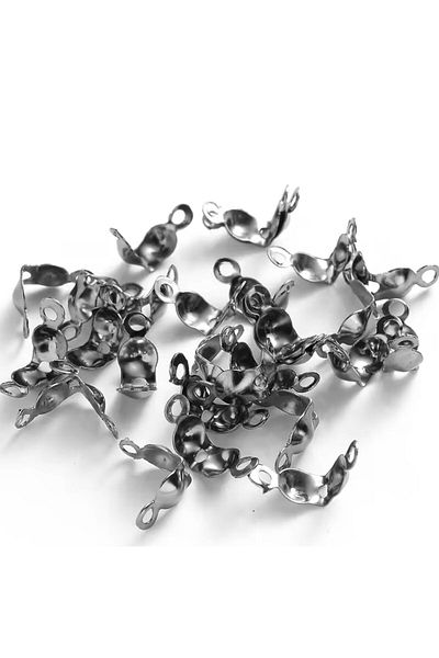 yiğit aksesuar Free Nickel Silver Color Tarnish Knot Closure Jewelry Material 100 Pcs