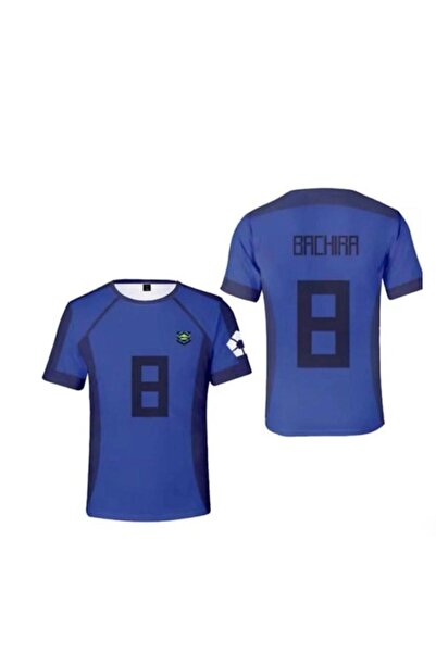 Minga London Μπλουζάκι Unisex Μπλε Μπλε Κλειδαριά 8 Bachira Jersey -Minga London