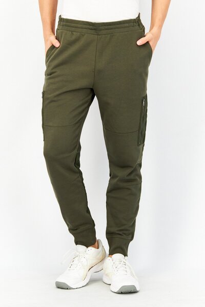 Michael Kors Men Regular Fit Mic Media Jogger Pants, Ivy