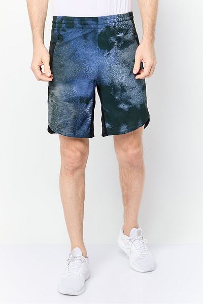 adidas Men Sportswear Fit Hiit Allover Print 9 Inseam Training Shorts, Multicolor