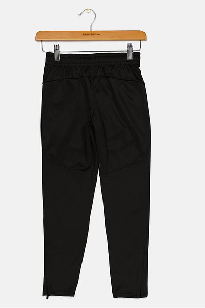 Puma Kids Boy Drawstring Brand Logo Training Track Pants, Black