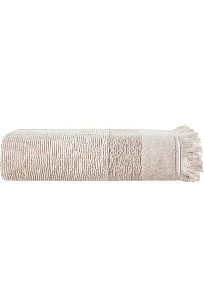 Mudo Concept Borla Beige Bath Towel 90X150
