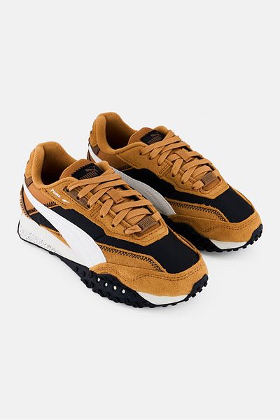 Puma Kids Boy Blktop Rider Lace Up Outdoor Shoes, Multicolor