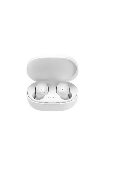 OEM Casti wireless A6S microfon Bluetooth v5.3 Compatibil iPhone, Huawei, Samsung, Xiaomi, Alb