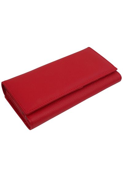 OEM Women's wallet, Red, made of genuine leather, Tita - PR345