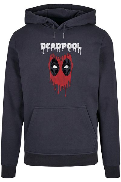ABSOLUTE CULT Herren Deadpool - Tropfende Kopf-Kapuze