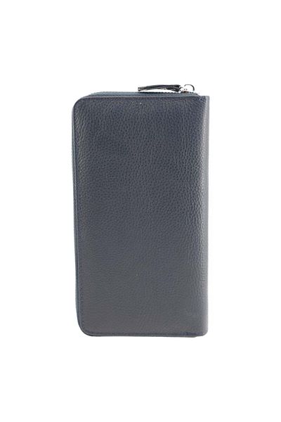 OEM Women's wallet made of genuine leather Hassion B05, navy blue