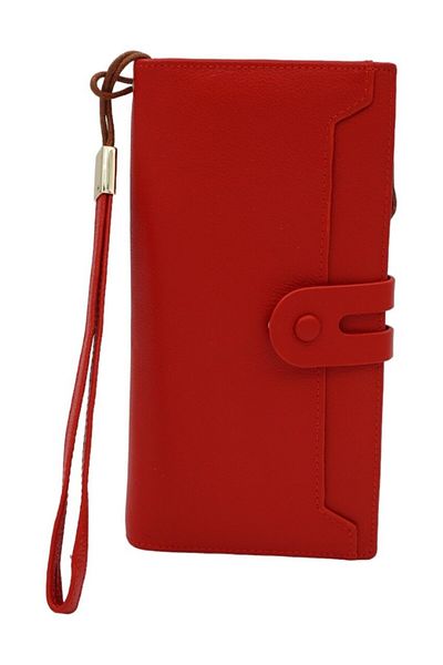 OEM Women's genuine leather wallet Hassion A12, orange