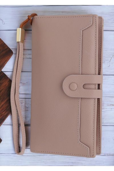 OEM Women's genuine leather wallet Hassion A12, pink