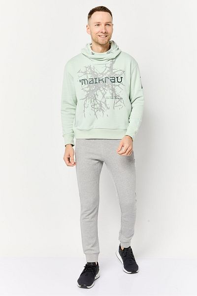 adidas Men Sportswear Fit Long Sleeves Outdoor Hoodie, Mint Green