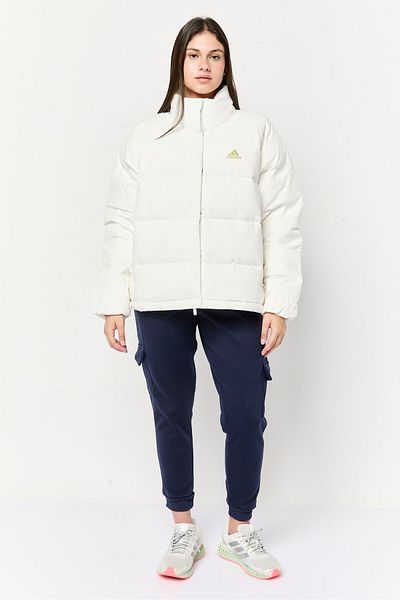 adidas Women Sportswear Fit Long Sleeve Outdoor Jacket, White