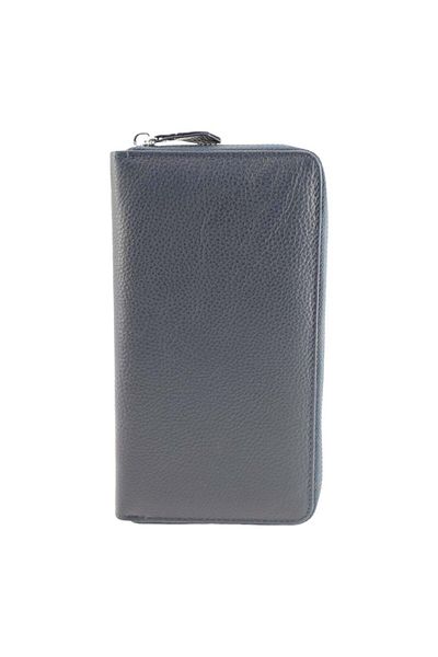 OEM Women's wallet made of genuine leather Hassion B05, navy blue