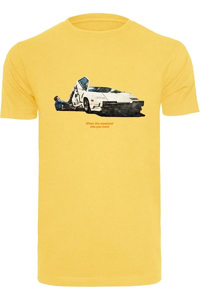 Mister Tee Herren Weekend Wolf Tee