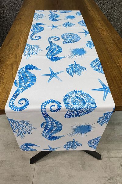 tarzınısec Ocean Pattern Runner 40X140 cm