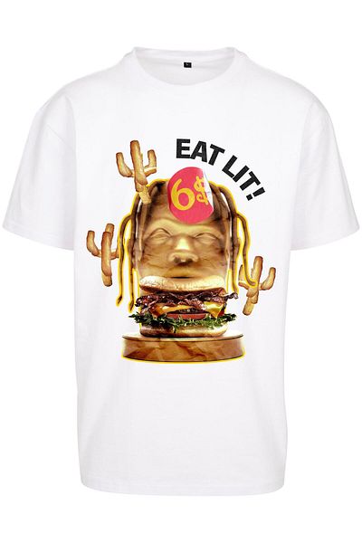Upscale by Mister Tee Unisex Eat Lit Oversize T-Shirt