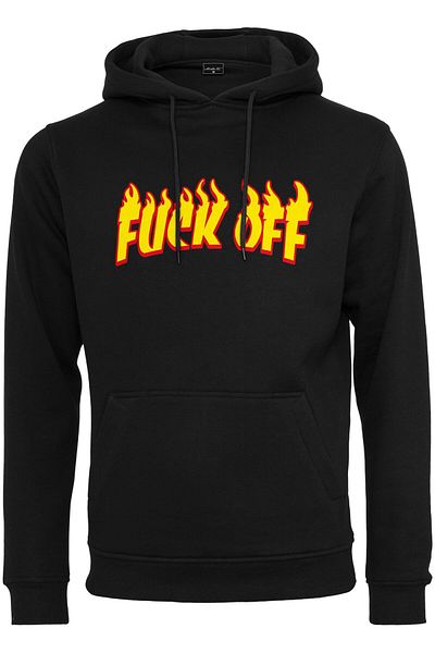 Mister Tee Herren Fuck Off Flames Hoody