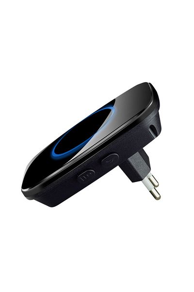 OEM Sonerie wireless, inteligentă, cu 1 receptor, rază de acțiune 300 m, alimentare sonerie la...