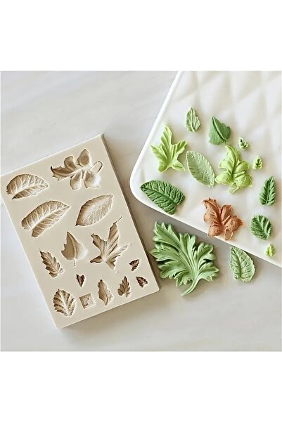 HogART Design Orman Temalı Mini Yapraklar Silikon Kalıp