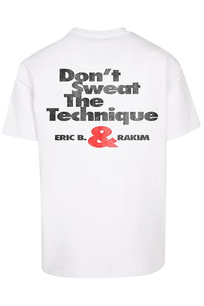 Upscale by Mister Tee Unisex Eric B & Rakim Sweat The Technique Oversize Tee
