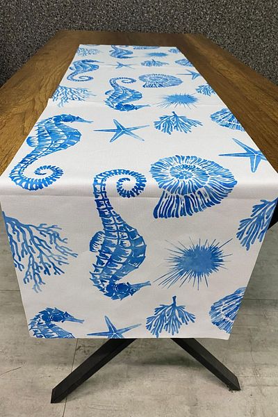 tarzınısec Ocean Pattern Runner 40X140 cm