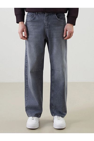 LC Waikiki Lcw Jeans Gray Loose Fit Men's Jean Trousers
