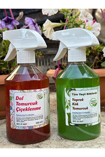 Florasoil Orkide ve Bitki Bakım Seti 500 ml Çiçek Açtıran, Kök Güçlendirici&Dal Arttırıcı Tüm Bitkiler İçin