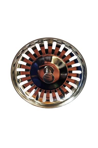 OEM Sită pentru chiuvetă, 80 mm, argintie