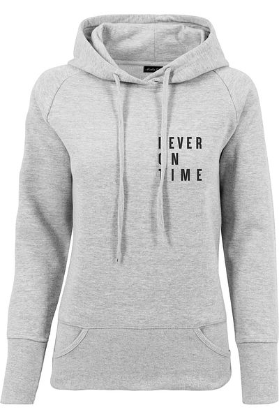 Mister Tee Herren Ladies Never On Time Hoody