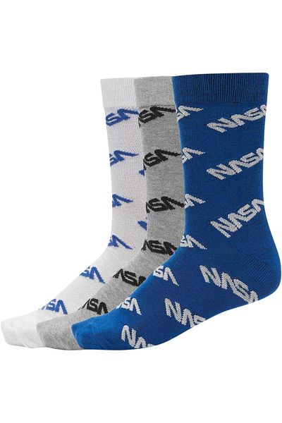 Urban Classics Unisex NASA Allover Socks 3-Pack