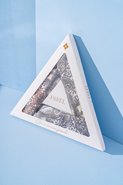 JAWEL Pachet de eșarfe moi de primăvară pentru femei Carissa (portocaliu-alba...