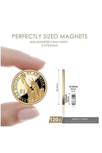 OEM Magnet din neodim, 6 mm x 3 mm