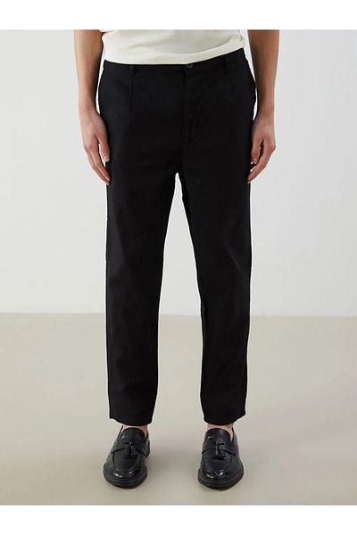 LC Waikiki Xside Men's Black Standard Fit Trousers