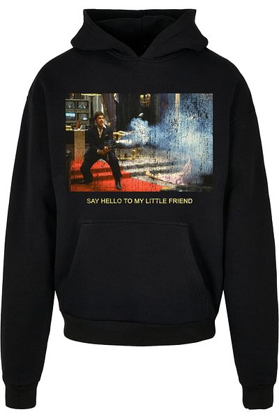 Upscale by Mister Tee Herren Scarface Little Friend Ultraheavy Oversize Hoodie