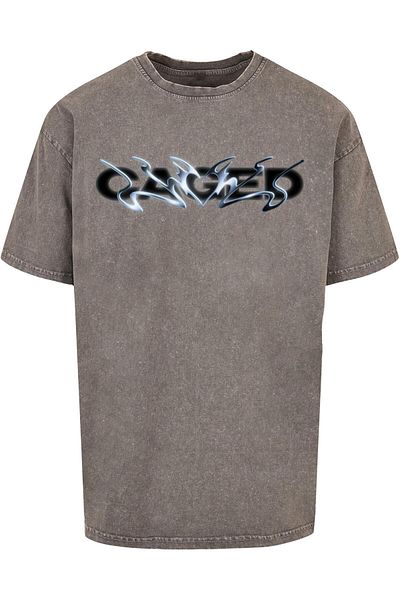 Upscale by Mister Tee Herren Cagedchrome Acid Heavy Oversize Tee